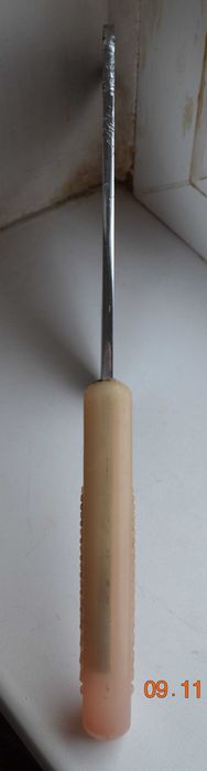 Кухонный топор, тесак, секач. Для рубки мяса. Хромированный. 32х11 см.