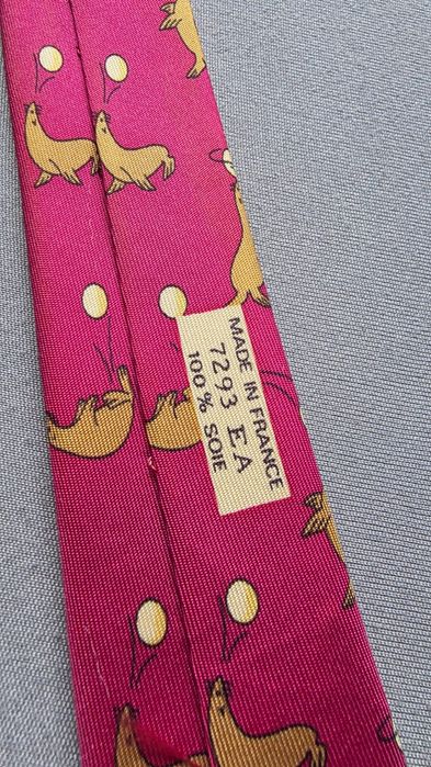 Krawat jedwabny Hermès