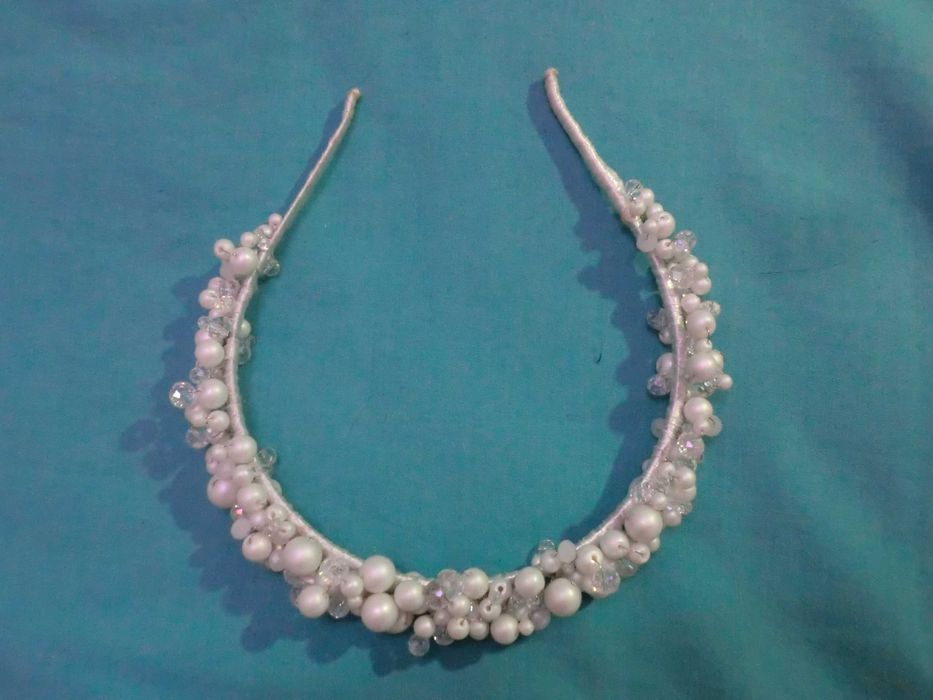 Обруч для волос хрустально жемчужный Укрпочтой, Новой