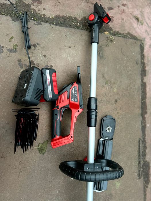Einhell do żywopłotu i trawy na baterie
