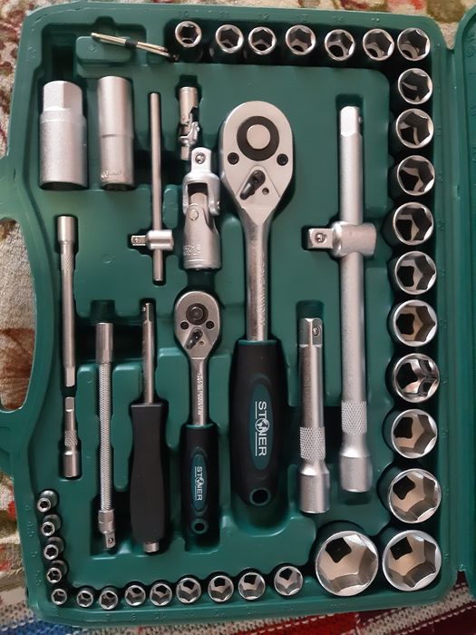 Польский набор инструментов головок рожково-накидных ключей.Stoner-94.