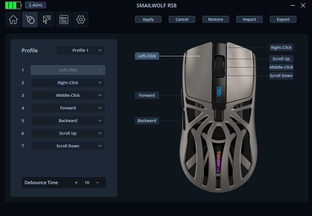 Ігрова миша Smailwolf RS8