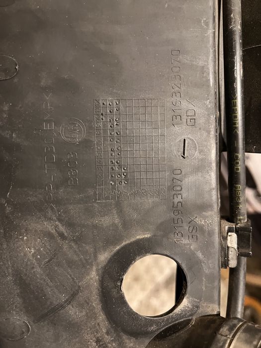 Fiat ducato lll podszybie plastikowe