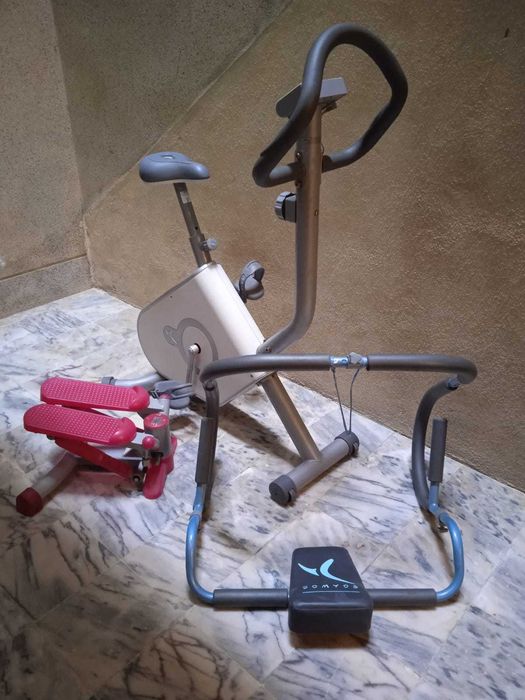 Bicycle, Step, and Abdominal Machine (SET)64729487656321120