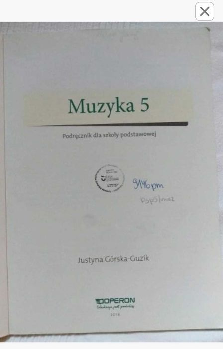 Podręcznik do muzyki dla klasy 5