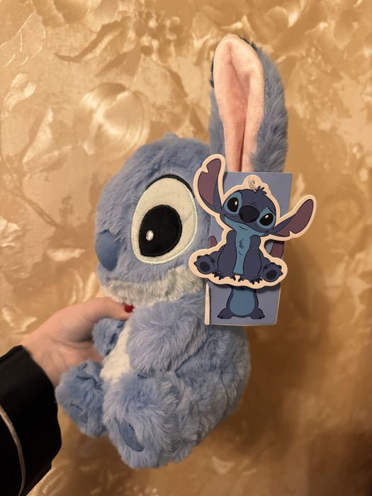 Знижка!Стіч синій ліло та стіч мʼяка іграшка плюшева з вушками