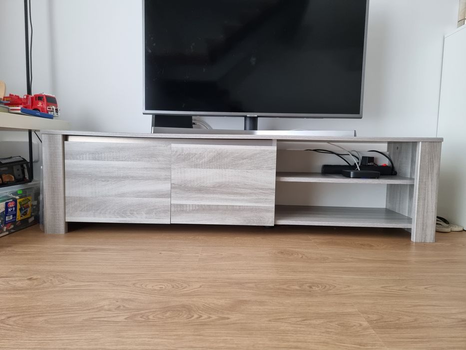 Conjunto móvel de TV e Prateleira