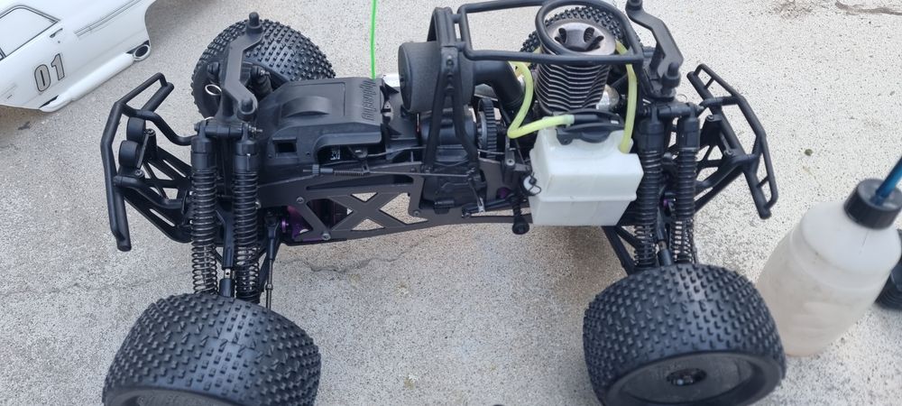 Hpi savage x  4.6 com rotostarter
