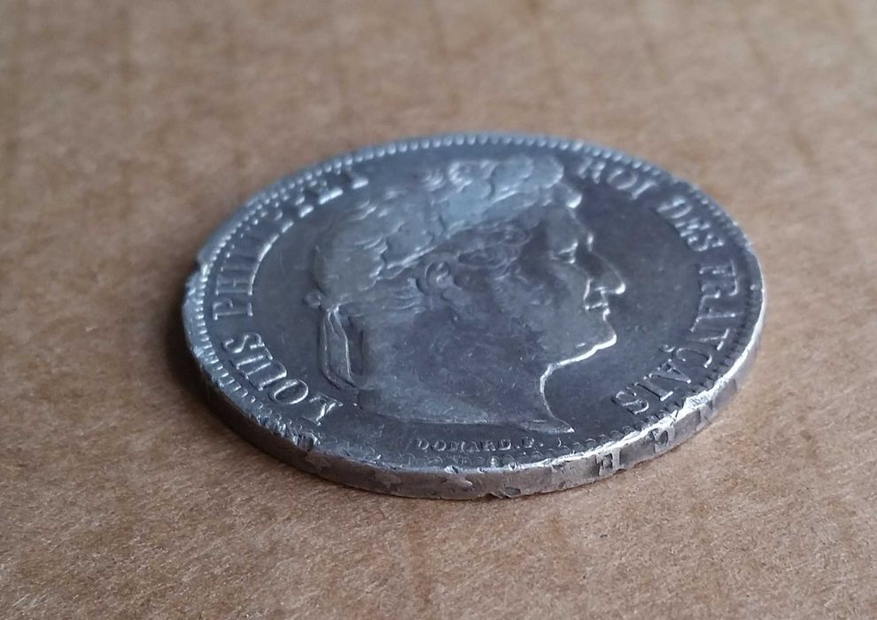Francja. 5 franków 1840 Srebro