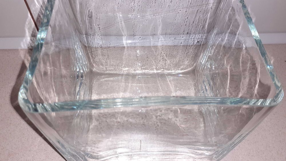 Akwarium małe, grube szkło