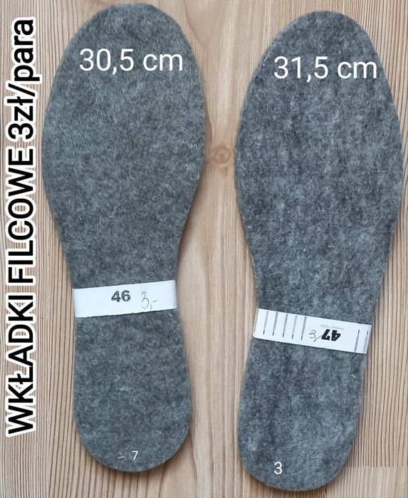 Wkładki do butów.
