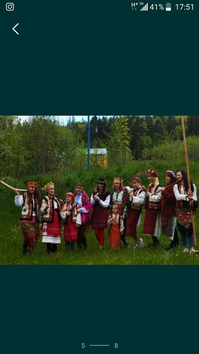 Гуцульські костюми,одяг.