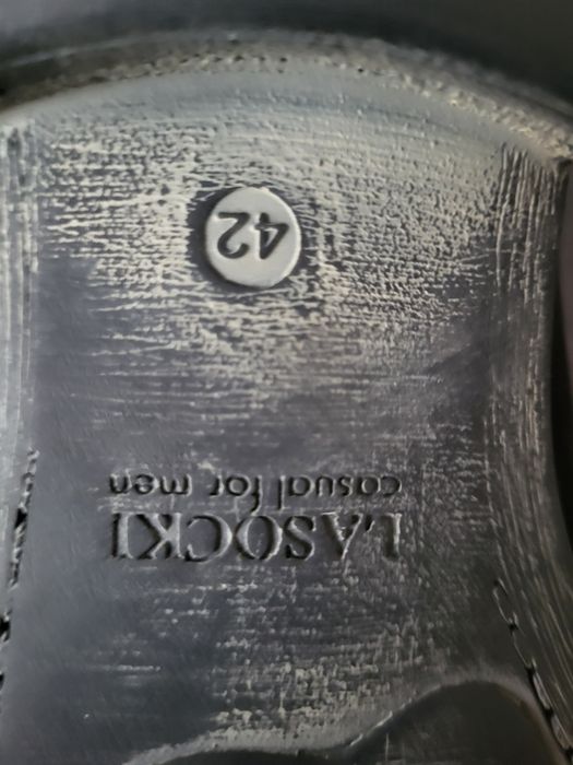 Męskie skórzane buty Lasocki rozmiar 42
