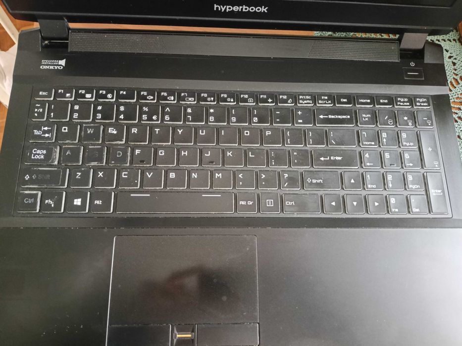 Laptop Hyperbook SL503VR i7-7700hq, GTX 1060, 16GB RAM ddr4.uszkodzony