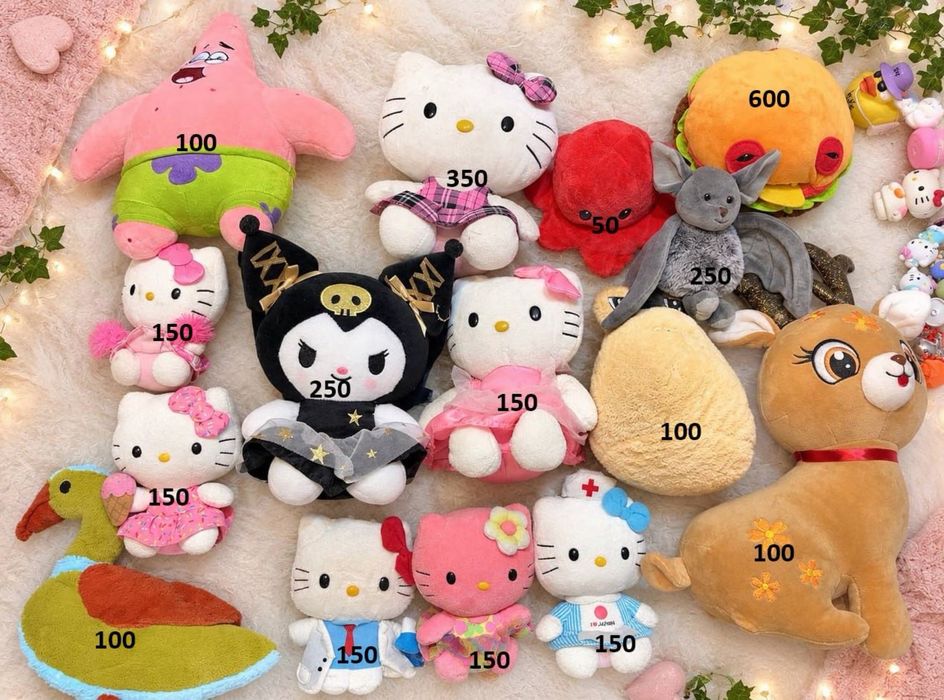 Fuggler, Hello Kitty, Sponge bob, the Witcher  та інші дитячі іграшки