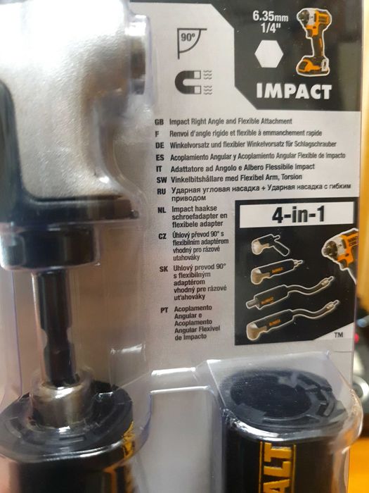 Насадка з гнучким приводом кутова DeWALT DT20502