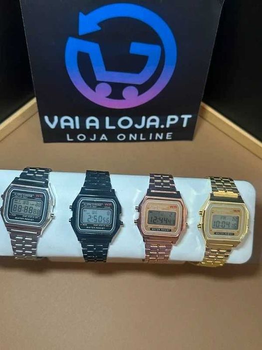 Relógio Vintage Tipo Casio – Metal