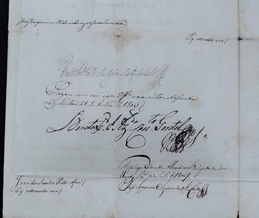 Carta Regia Dom João.