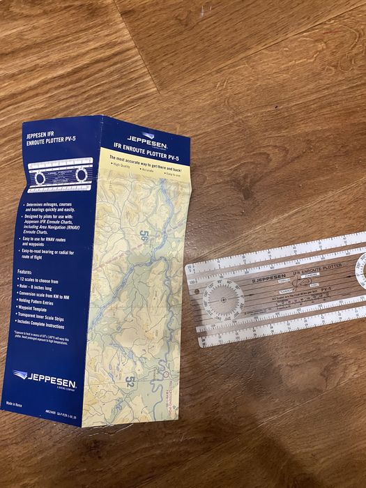 Jeppesen IFR Enroute Plotter PV-5