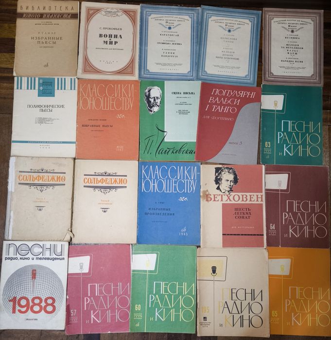 Ноты. Фортепиано.