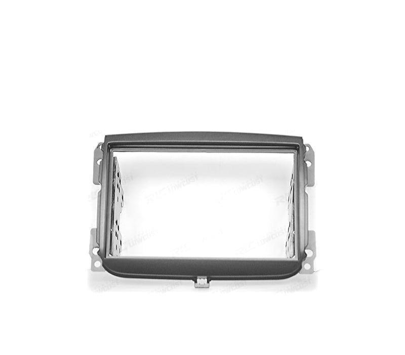 MOLDURA ADAPTADOR PRETO PARA RADIO 2-DIN PARA FIAT 500L
