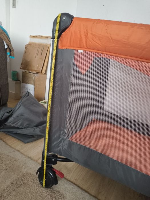 Parque infantil cama de viagem criança bebé Zippy com rodas e colchã