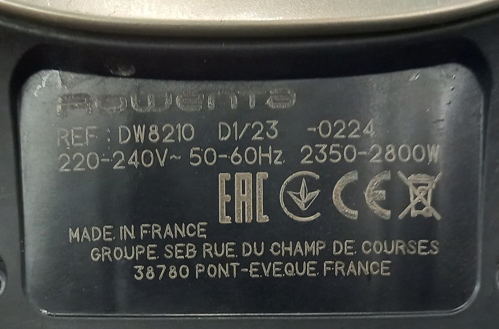 Peças ferro engomar Rowenta pro master DW8210