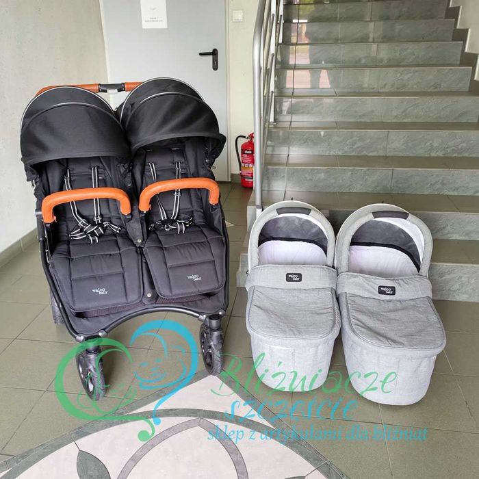 Wózek dla bliźniąt 2w1 KOMIS