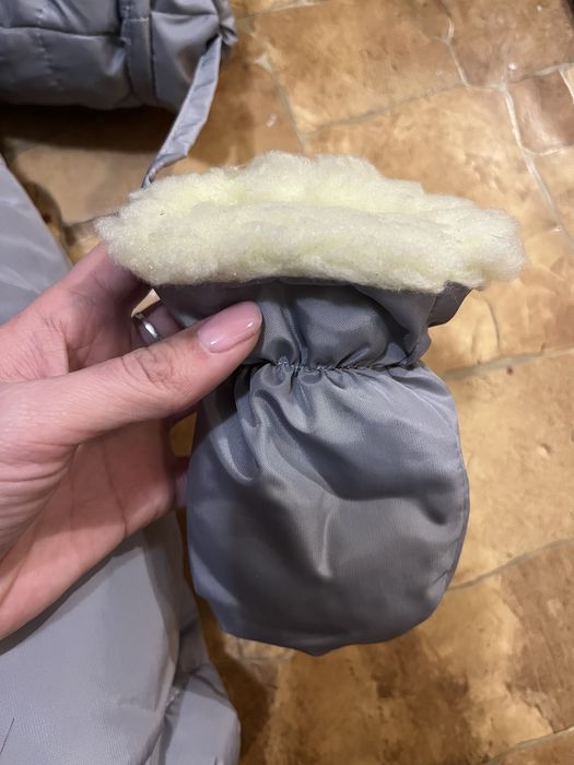 Теплий зимовий конверт для малюка 56 розмір