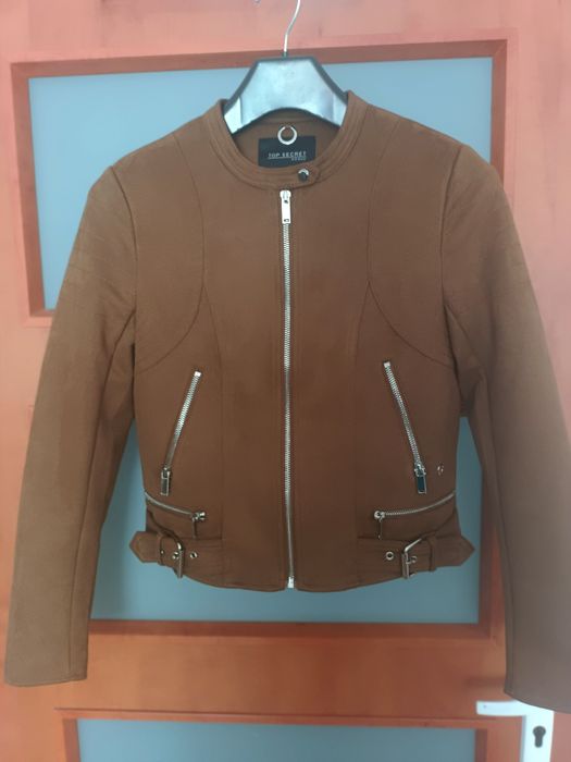 Kurtka damska brązowa