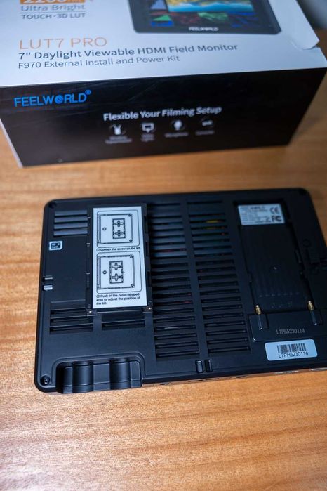 Feelworld LUT7S Pro Ultra-Bright 2200 nits, 3D LUT ecrã tátil HDR, 4k