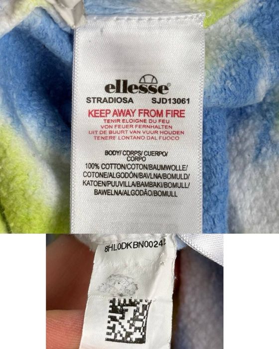 Худі Ellesse Alvanzo оригінал унісекс M-L Tie-Dye