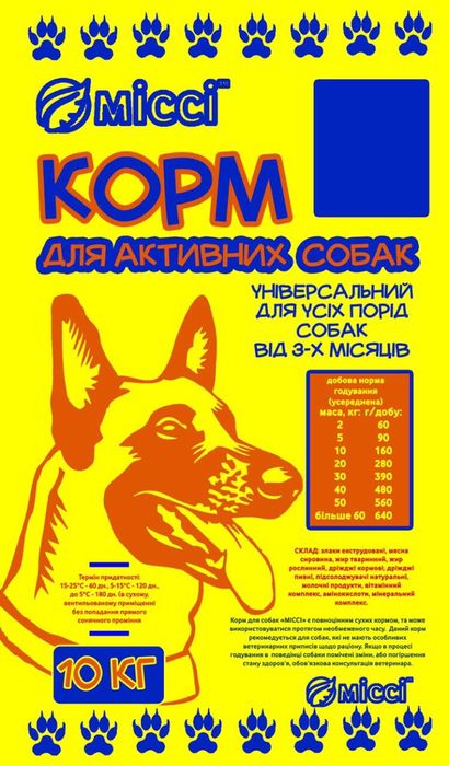 корм для собак ekonom 10кг