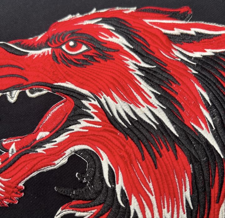 gucci red wolf кофта