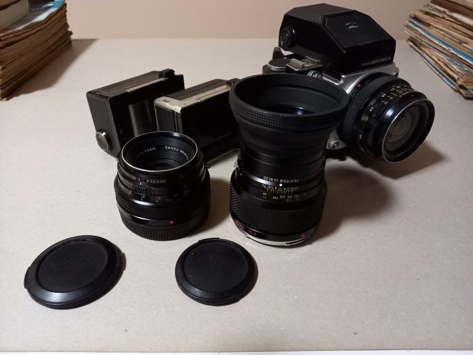 Aparat średnioformatowy Zenza Bronica ETR