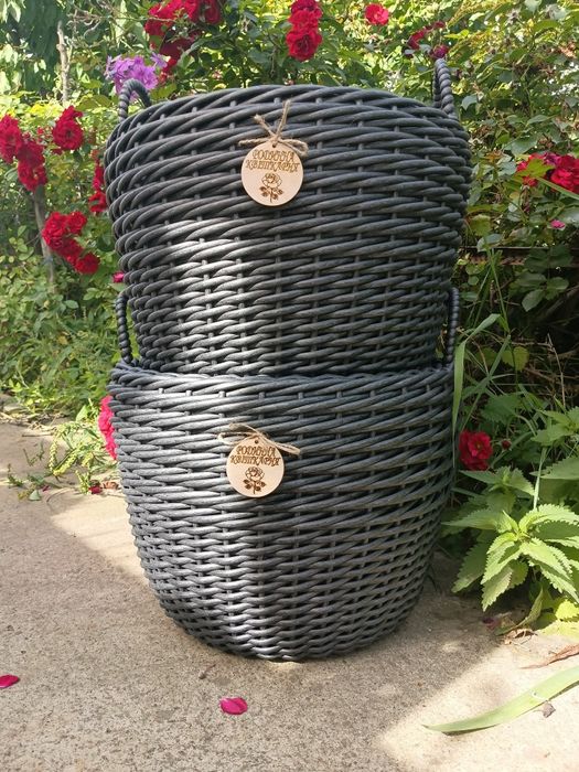 Кашпо зі штучного ротангу, кошик для парасольки