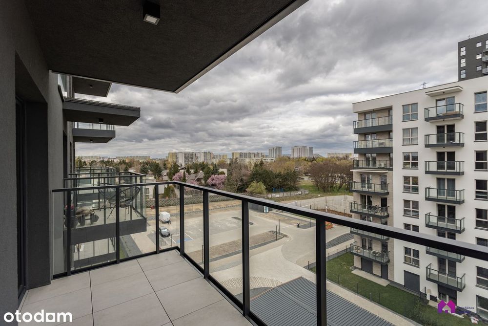 Przepiękny CZEKOLADOWY apartament z PRZESZKLONYM balkonem