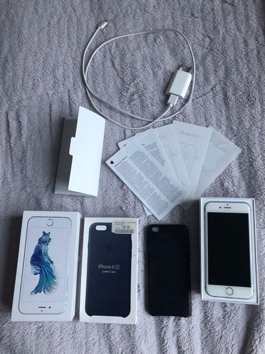 iPhone 6S 64 GB srebrny w świetnym stanie sprawny