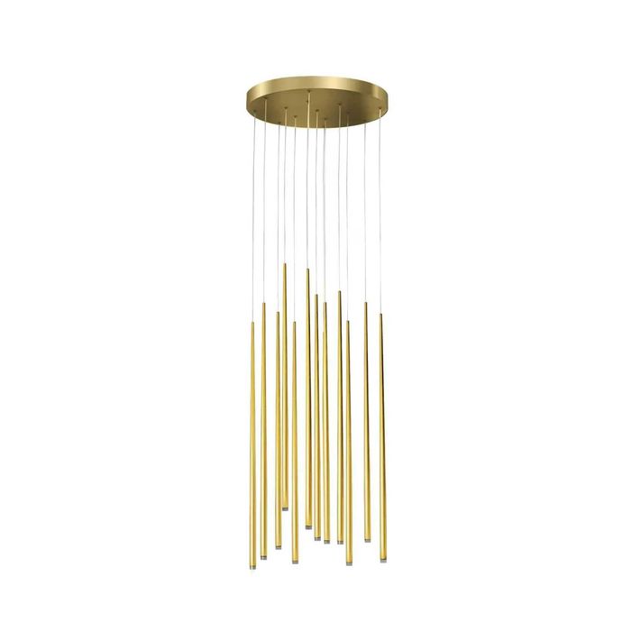 złota lampa led