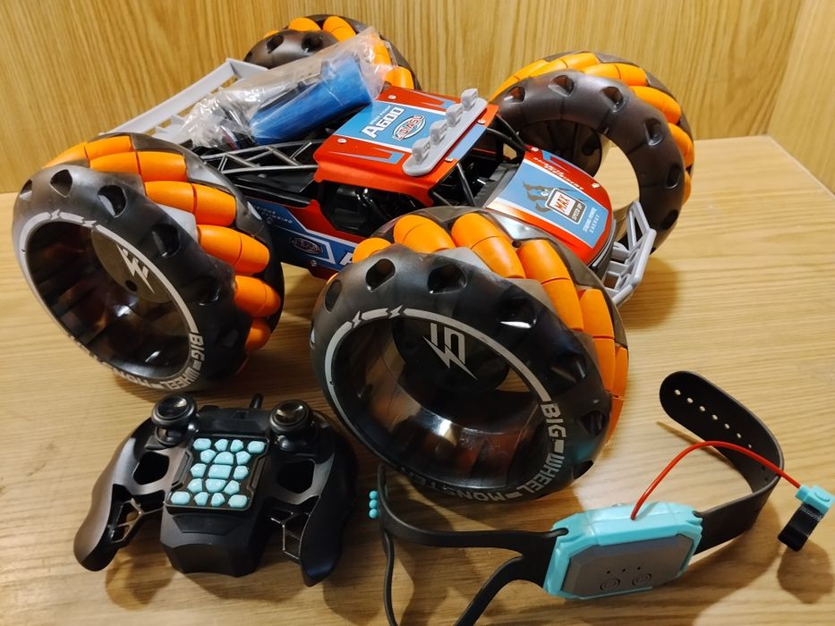 Вездеход twist аккумул. на пульте (2 пульта) радиоупр металл свет звук