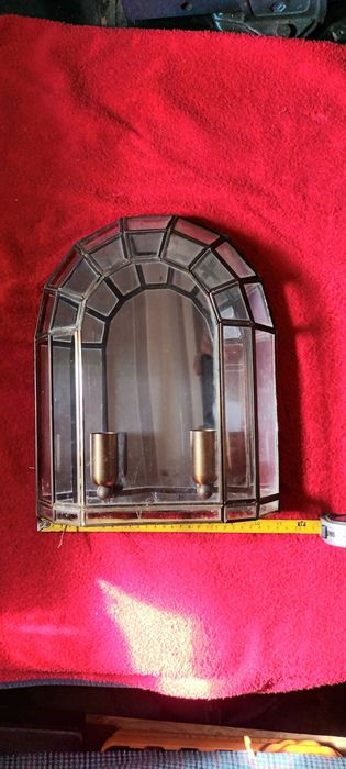 Candeeiro de parede interior+Candeeiro de exterior em alumínio