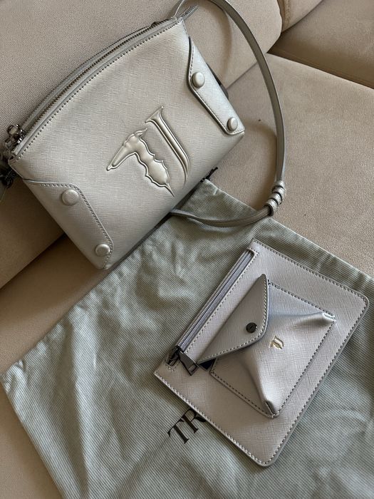 Сумка Trussardi срібло оригінал