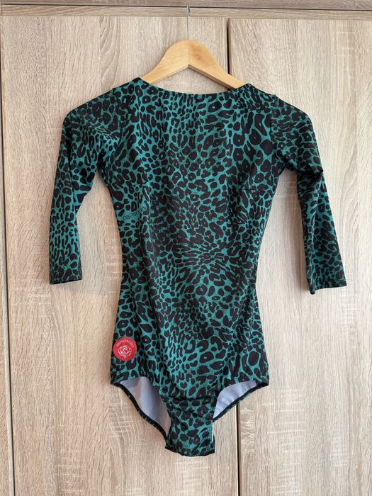 Body taneczne Primabella zielona panterka, rozmiar S