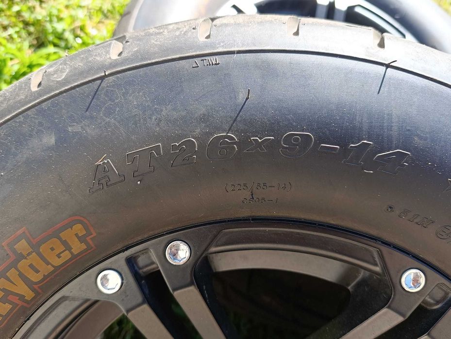 TGB 550 / 1000 ccm Jantes com pneus AT 26x9-14 / AT 26