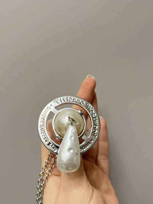 large big pearl drop naszyjnik vivienne westwood
