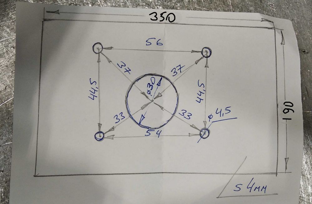 Płyta blat wkładkowa do stołu frezarki  stal nierdzewna
