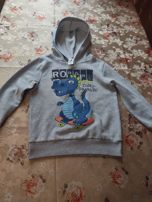 Худи детское, кофта с капюшоном, размер 122
