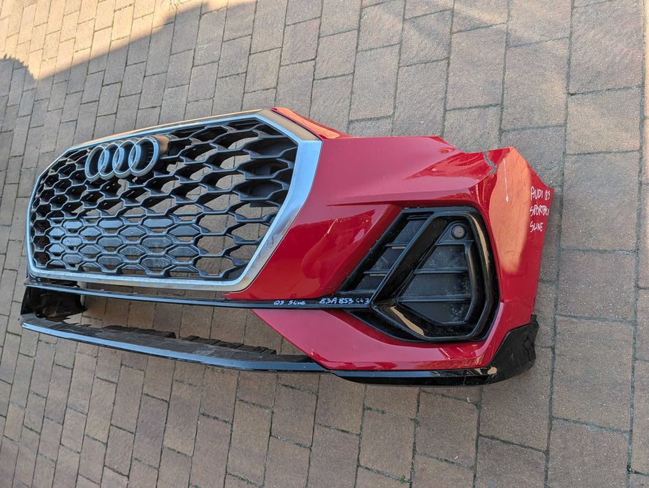 audi q3 83a zderzak przód sline oryginał