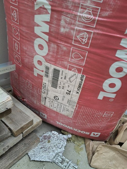 Rockwool Superrock 035 gr. 75mm wełna mineralna, opak-6,10m2