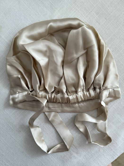 Czepek jedwabny real silk pielęgnacja do spania jedwab silk